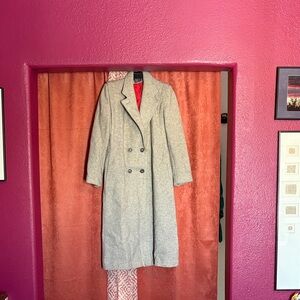 Elegant Women's Gray Trench Coat